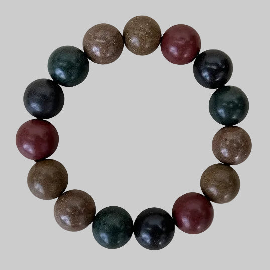 The Five Elements — Balancing Herbal Aroma Bracelet | Traditional Chinese Wellness Jewelry
