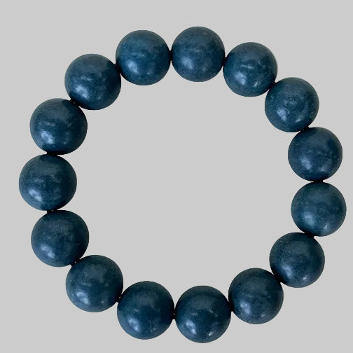 Blues — Layered Botanical Aroma Bracelet | Patchouli & Frankincense Herbal Jewelry