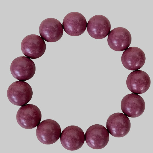 Pink Elegance — Floral Herbal Aroma Bracelet | Rose & Jasmine Aromatherapy Jewelry for Women