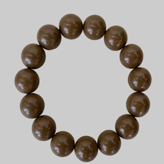 Strengthen Your Spirit — Ginseng & Sandalwood Wellness Bracelet | Herbal Aromatherapy Gift